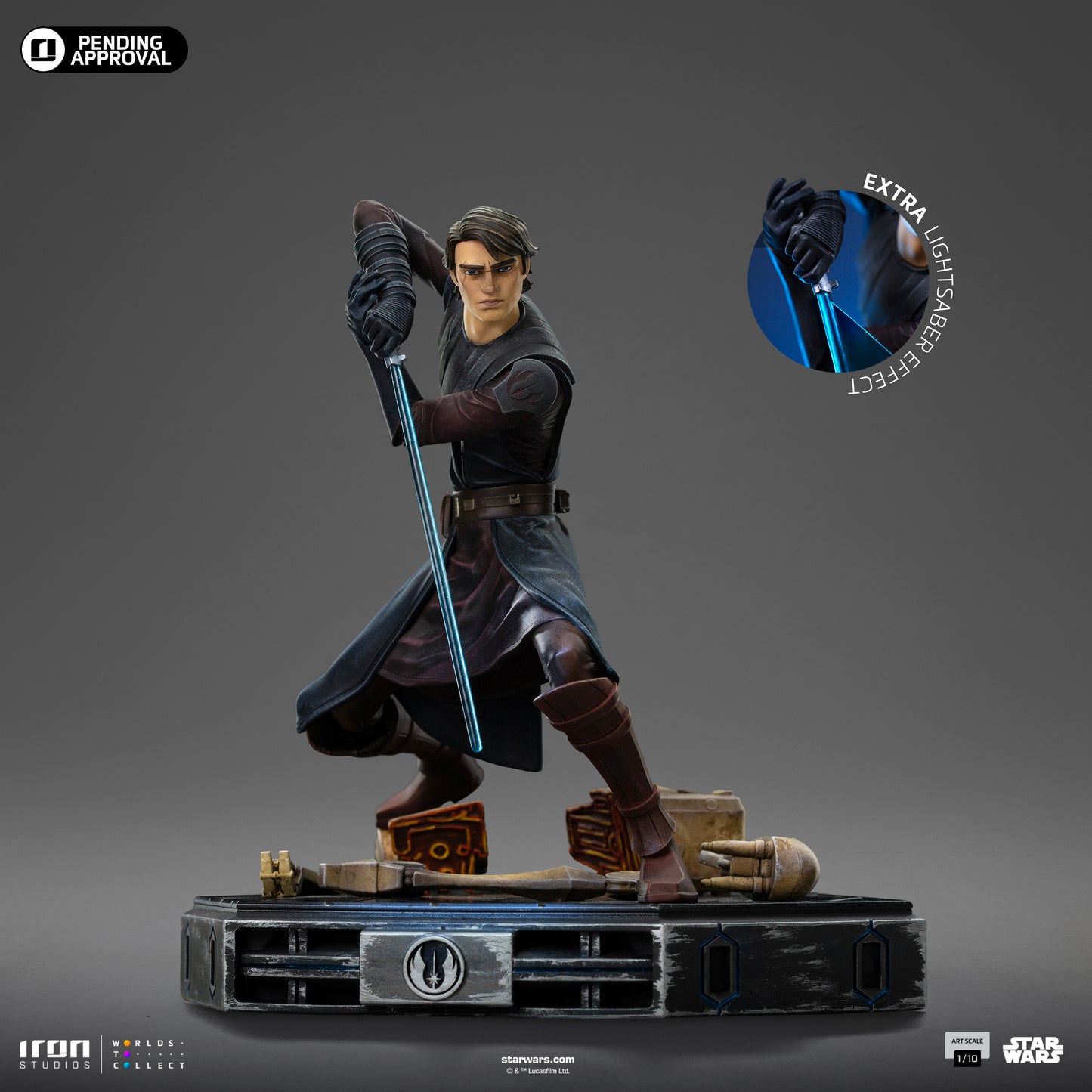 Anakin Skywalker Star Wars Clone Wars 1/10 Scale Statue Pre-order