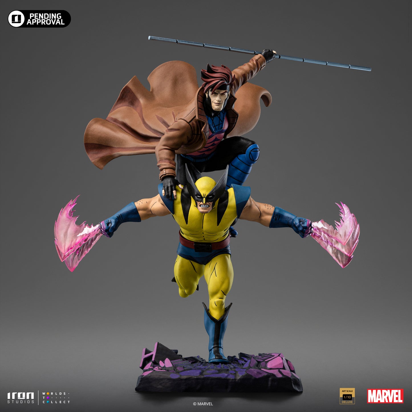 Gambit & Wolverine X-Men '97 1/10 Scale Statue