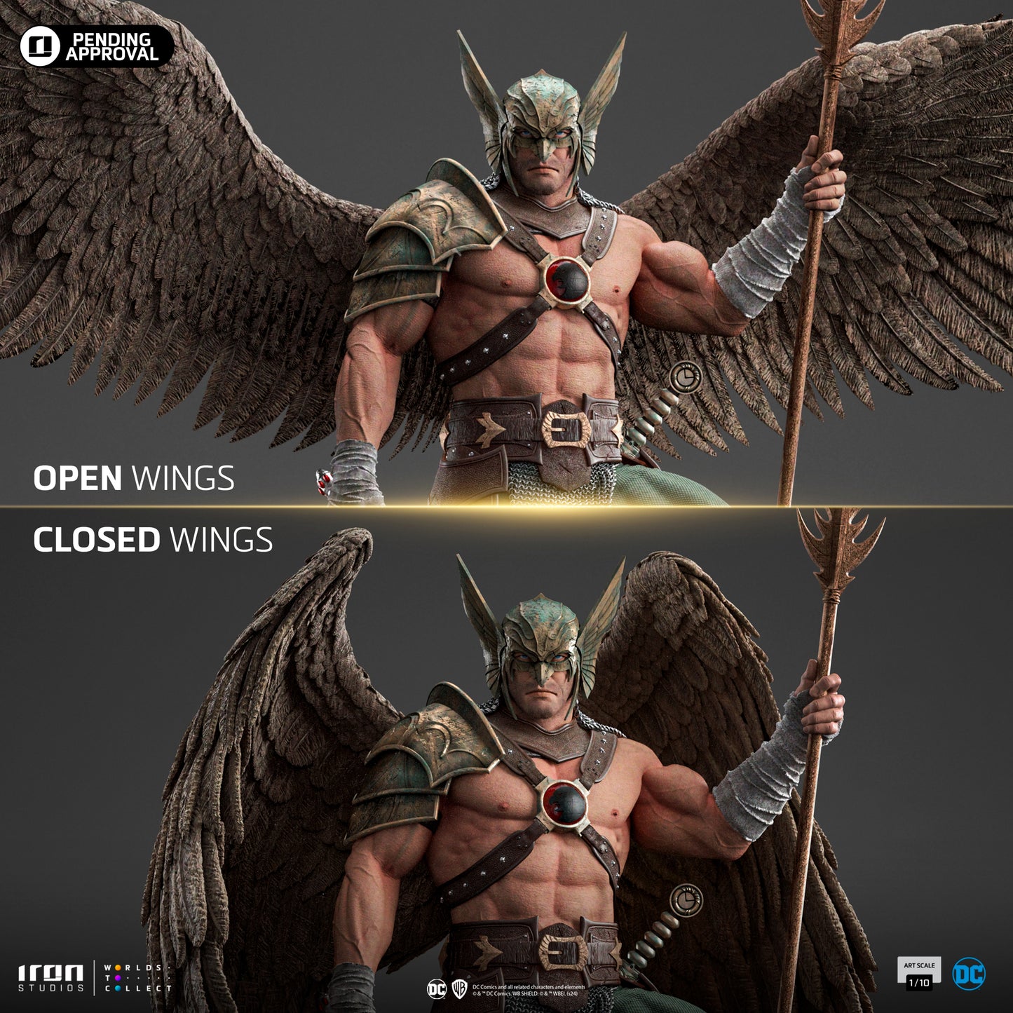 Hawkman DC Comics 10th Anniversary 1/10 Scale Statue Pre-order