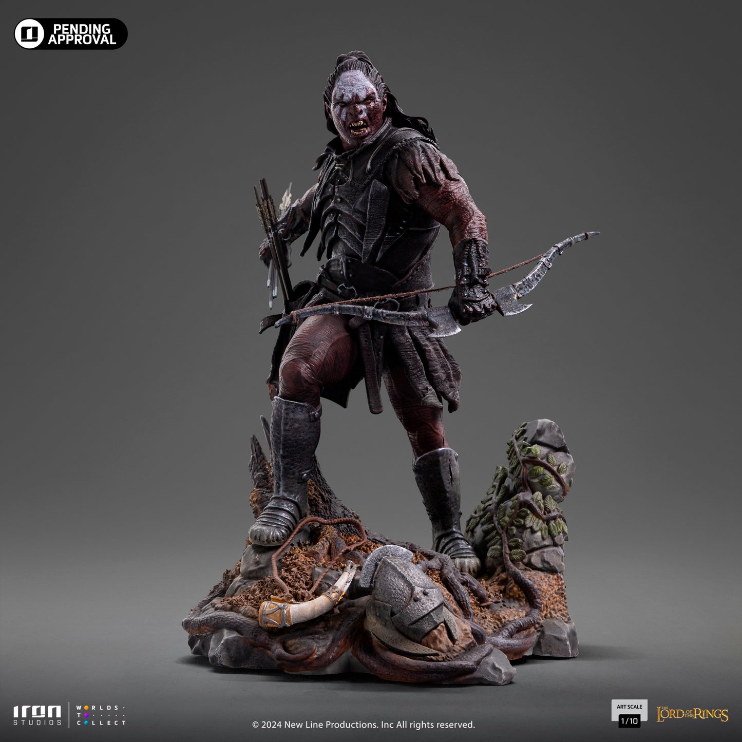 Lurtz Uruk-Hai Leader LOTR 1/10 Scale Statue