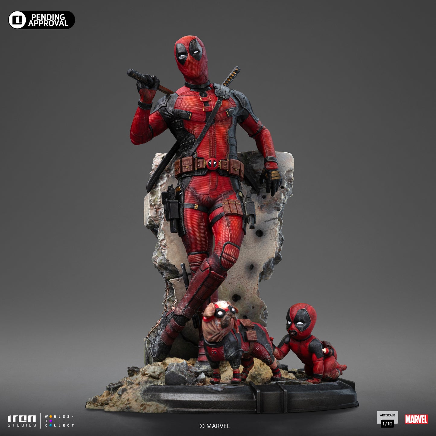 Deadpool Deadpool & Wolverine Movie 1/10 Scale Statue