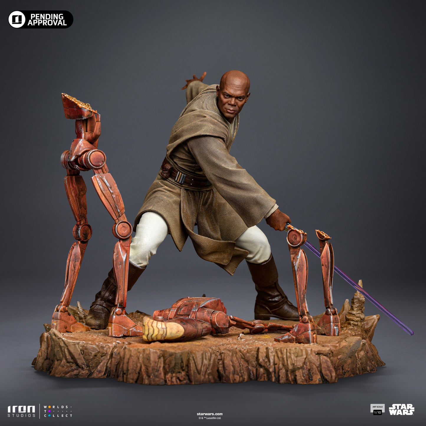 Mace Windu Star Wars 1/10 Scale Statue Pre-order