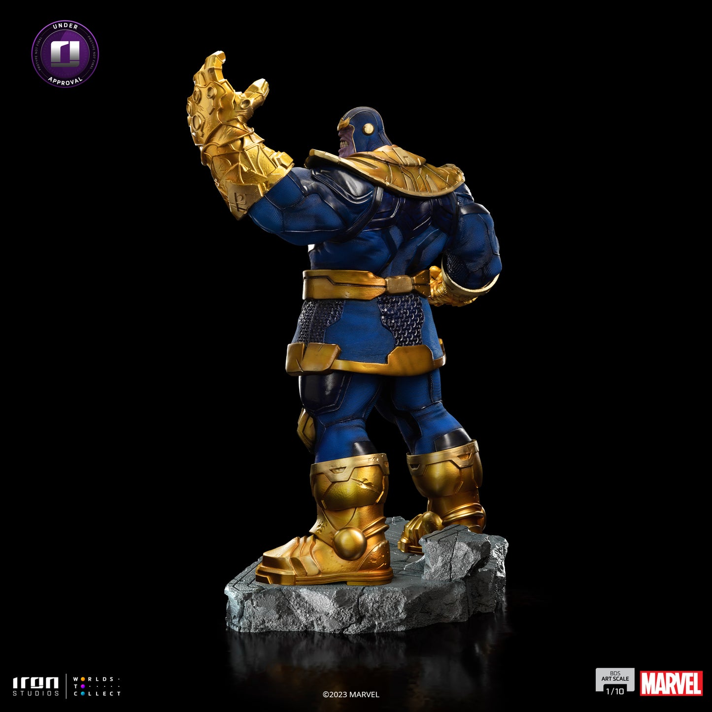 Thanos Infinity Gauntlet Diorama Iron Studios 1/10 Scale Statue