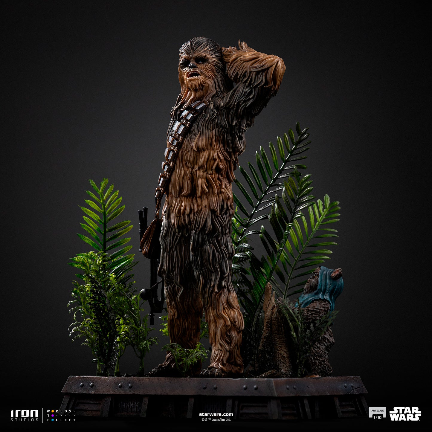 Chewbacca and Tokkat Star Wars ROTJ 1/10 Scale Statue Pre-order