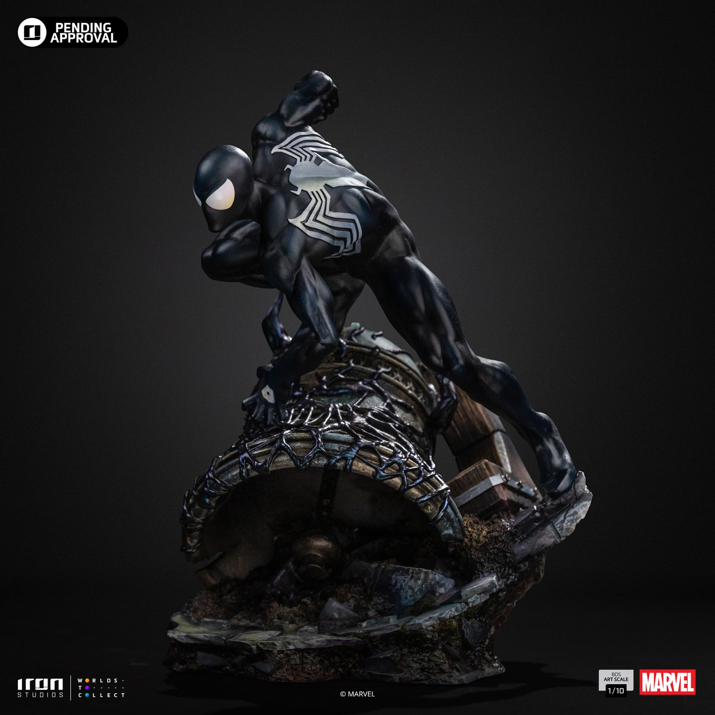 Spider-Man Black Suit Marvel Comics 1/10 Scale Statue Pre-order