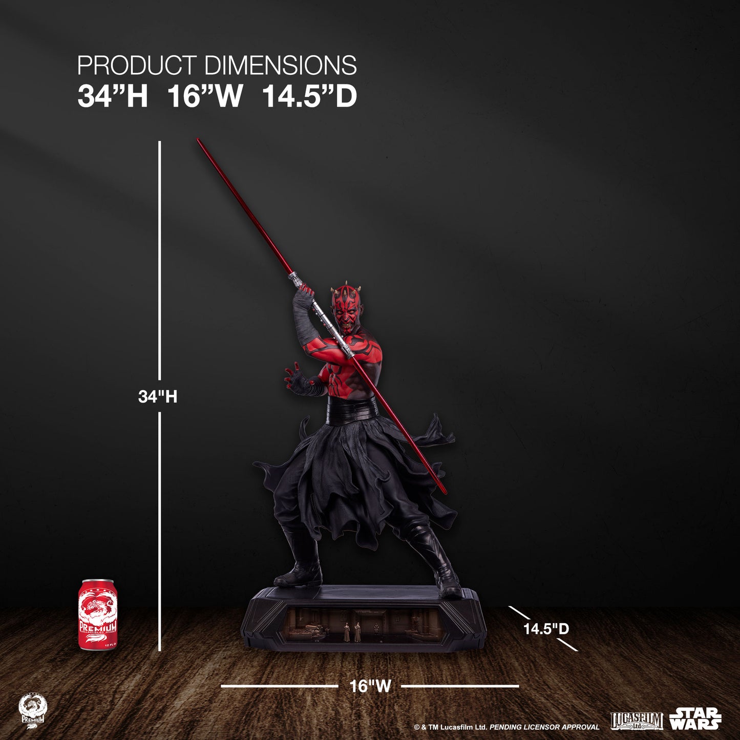 Darth Maul Deluxe Edition Star Wars Epic Series 1/3 Scale Statue Pre-order