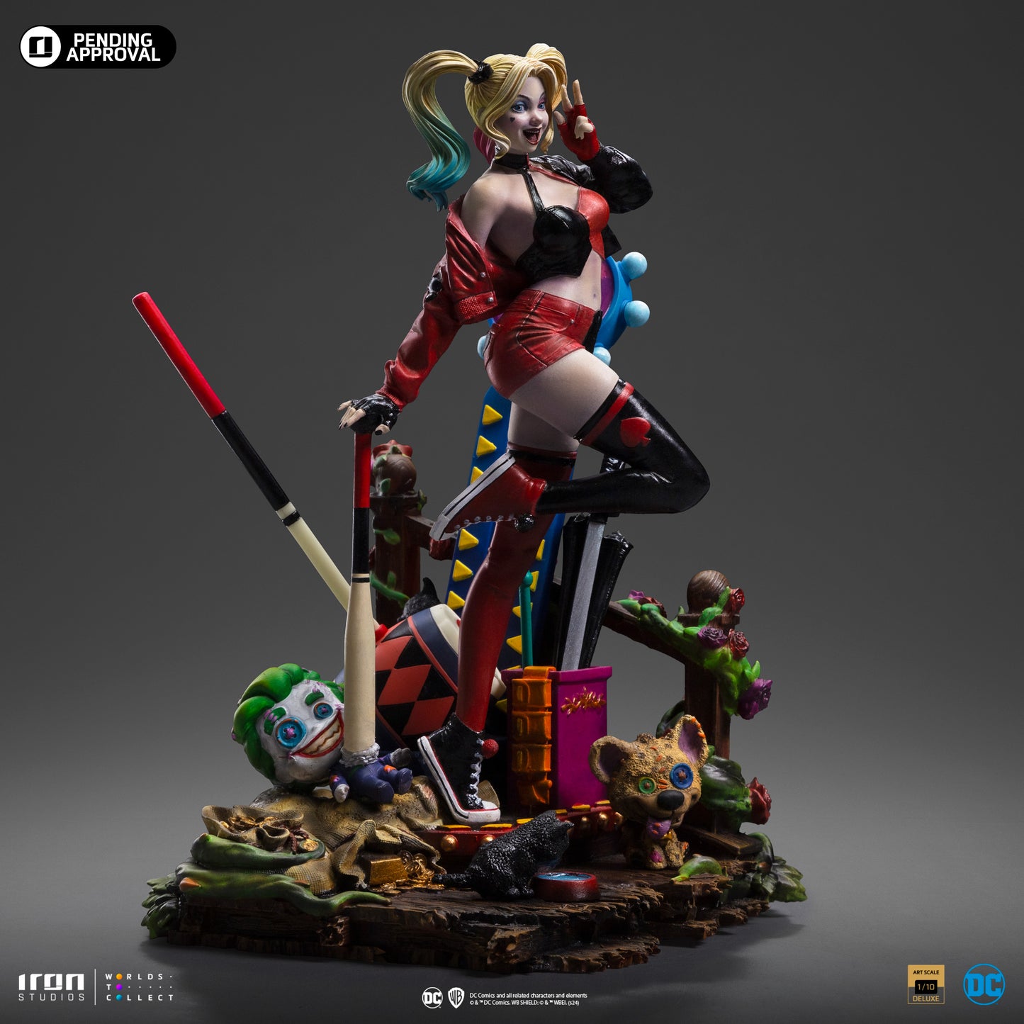 Harley Quinn Deluxe Gotham City Sirens DC Comics 1/10 Scale Statue Pre-order
