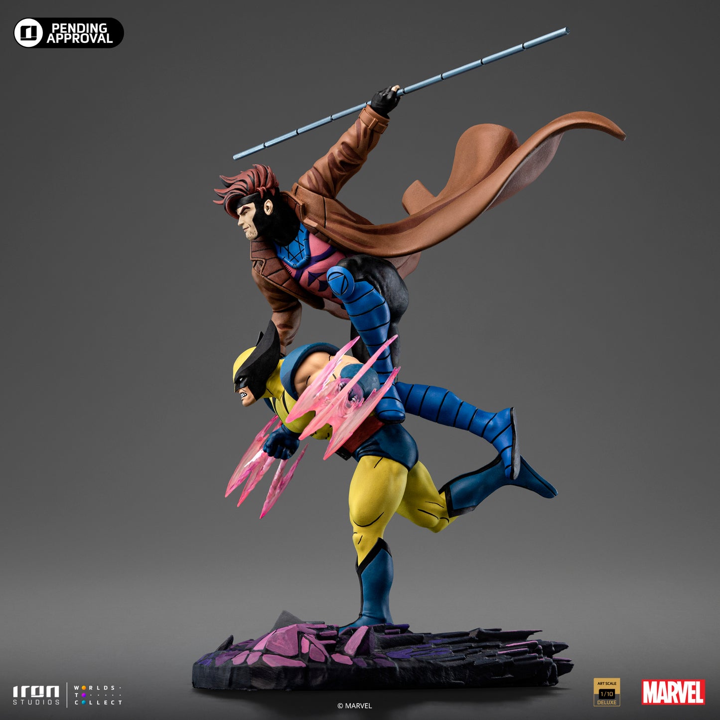 Gambit & Wolverine X-Men '97 1/10 Scale Statue
