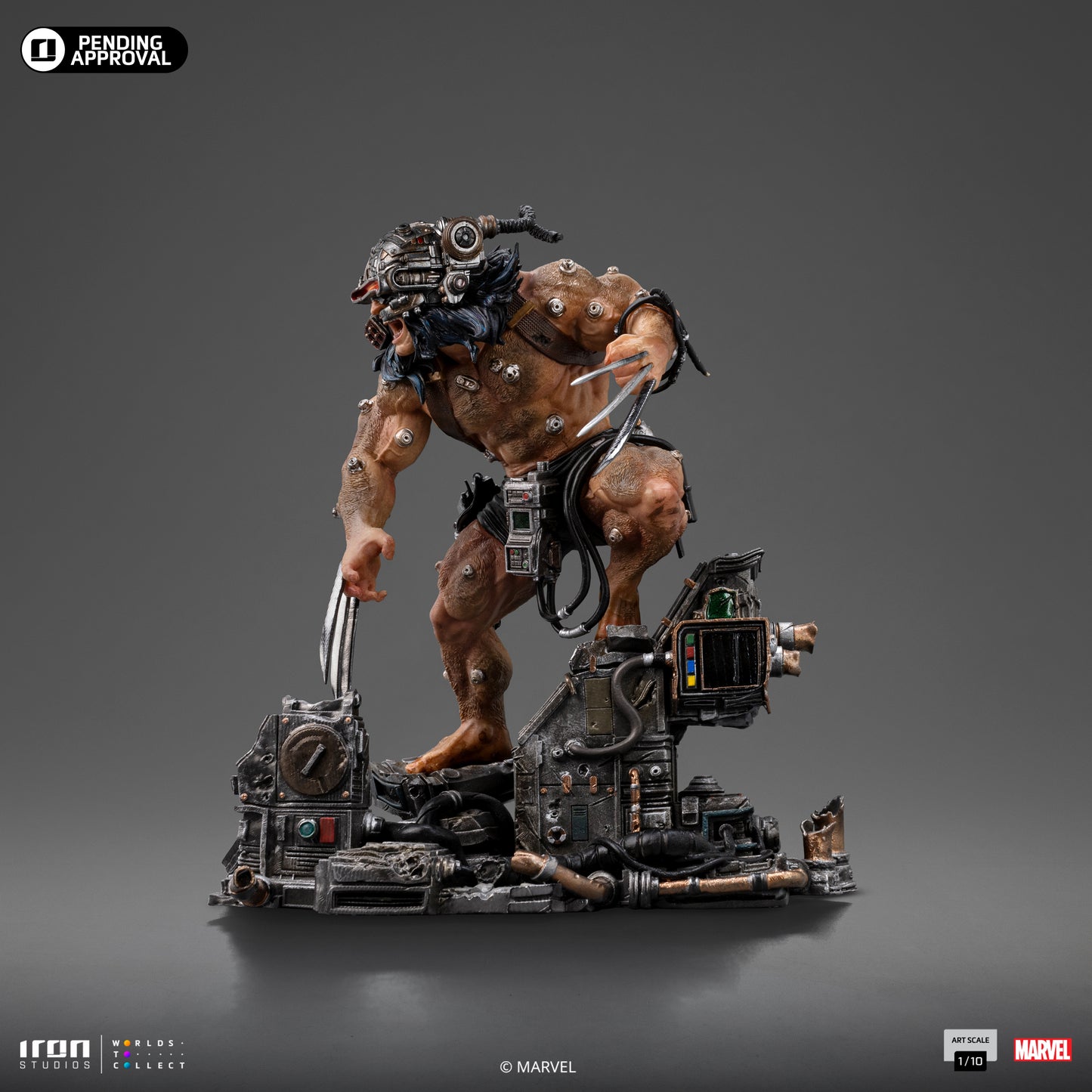Weapon X Wolverine 50th Anniversary 1/10 Scale Statue