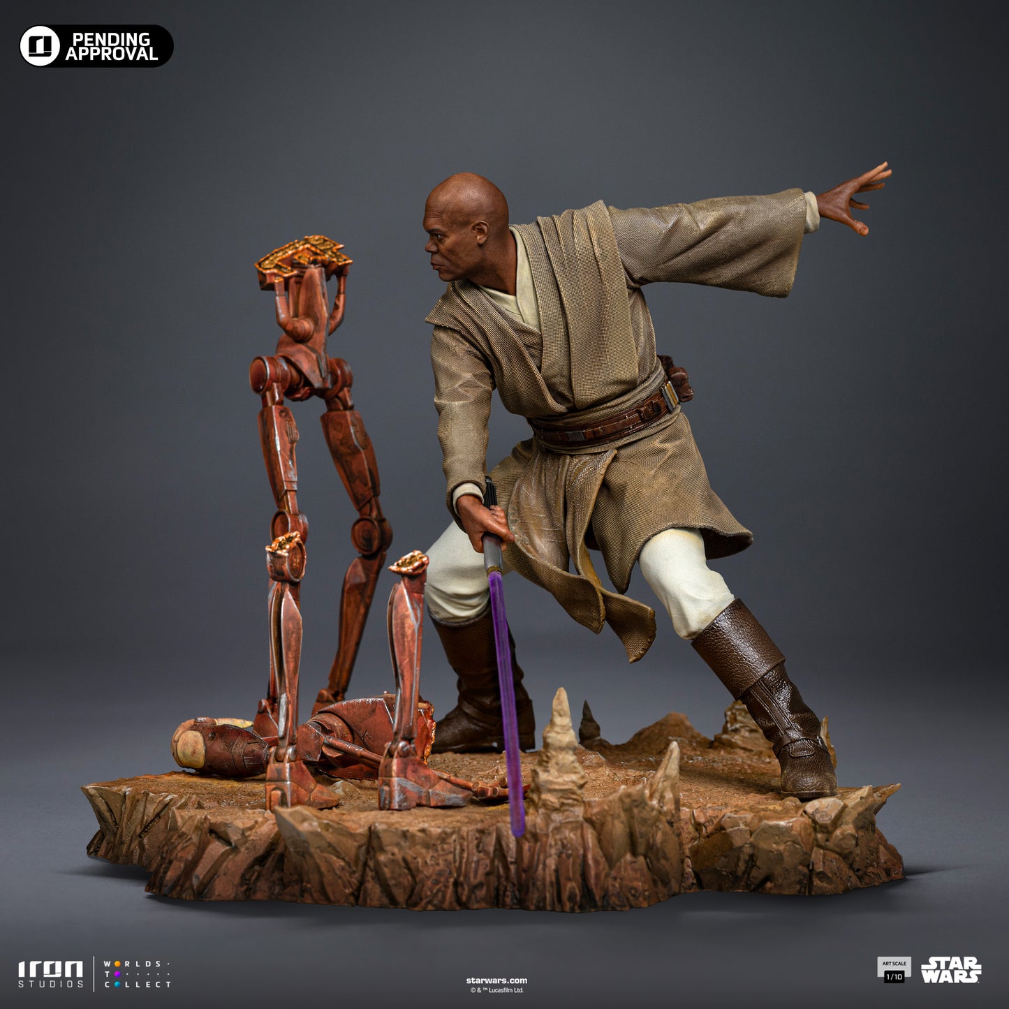 Mace Windu Star Wars 1/10 Scale Statue Pre-order