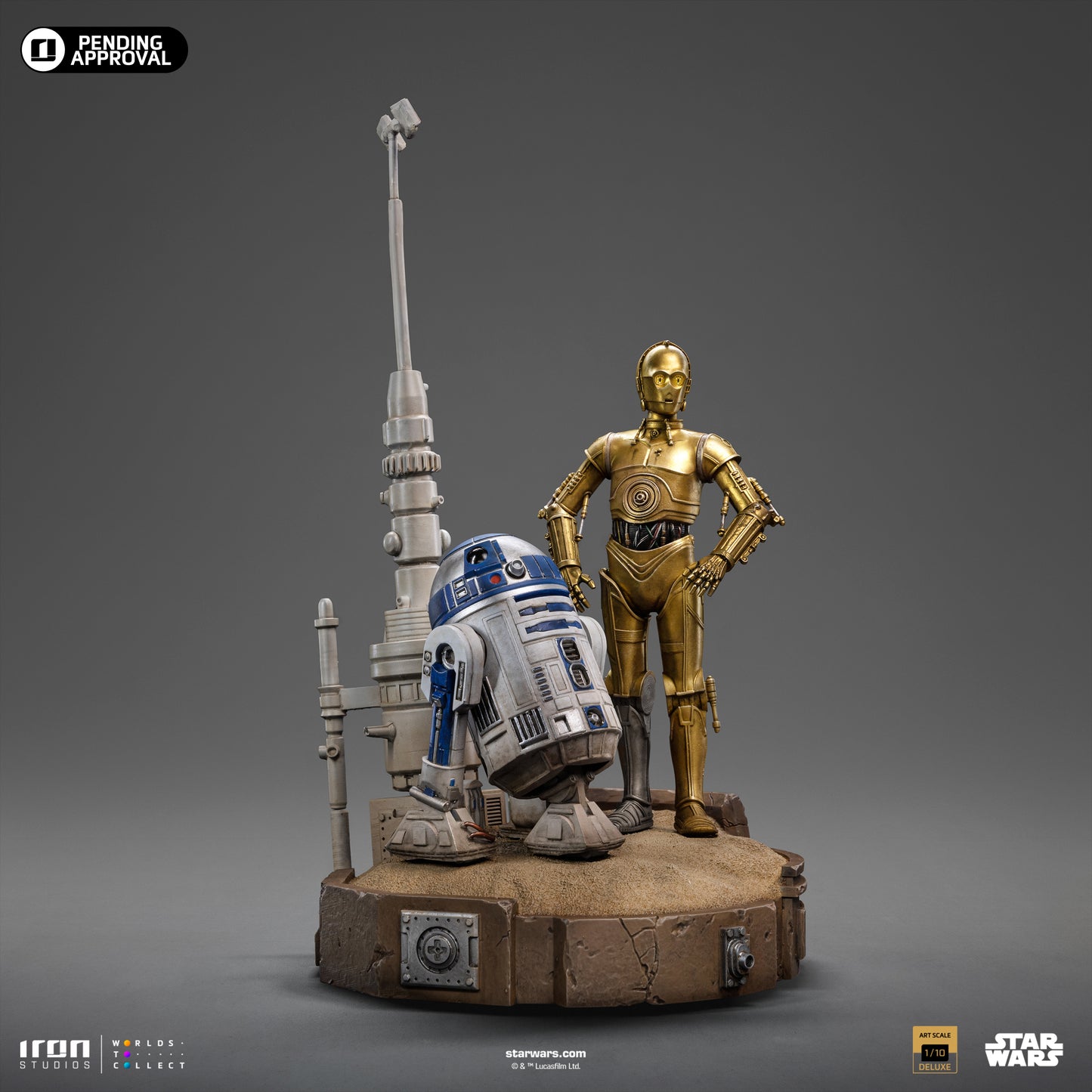 C3PO and R2D2 Droids Star Wars Iron Studios 1/10 Scale Statue