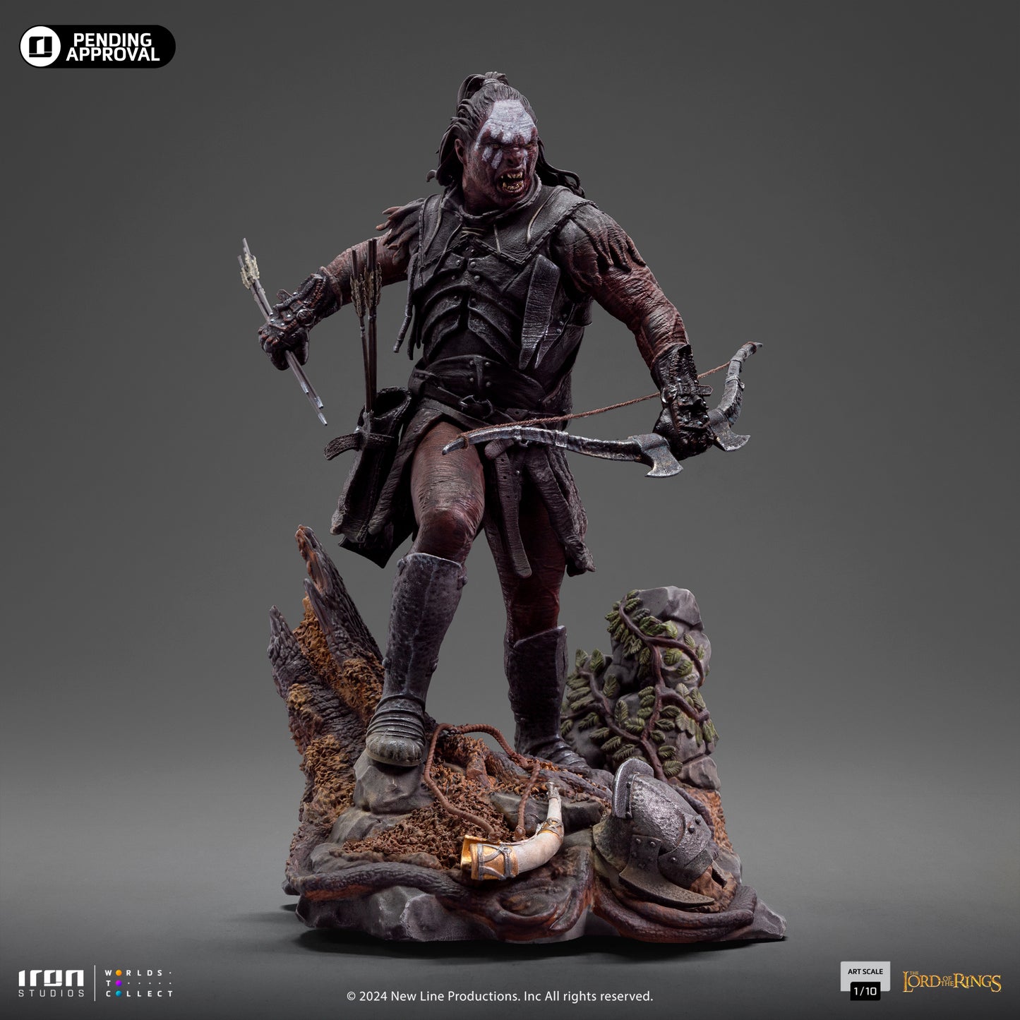 Lurtz Uruk-Hai Leader LOTR 1/10 Scale Statue