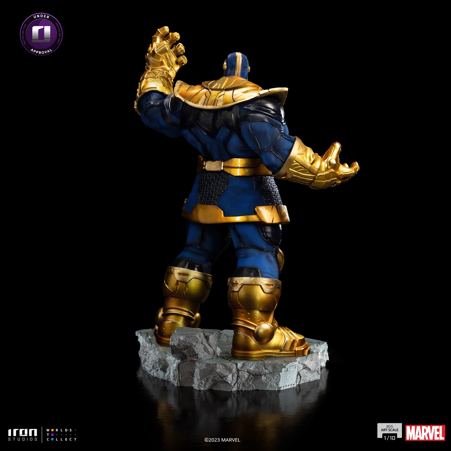 Thanos Infinity Gauntlet Diorama Iron Studios 1/10 Scale Statue