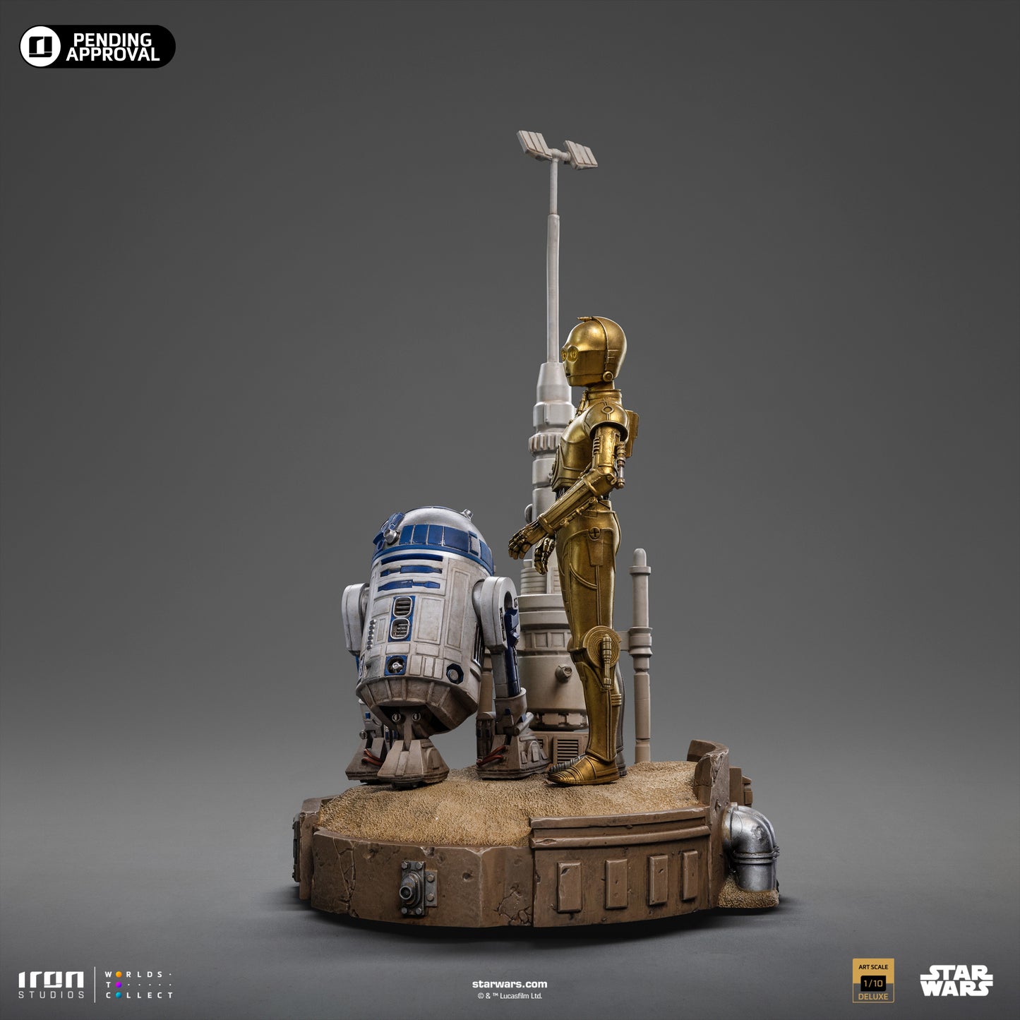 C3PO and R2D2 Droids Star Wars Iron Studios 1/10 Scale Statue