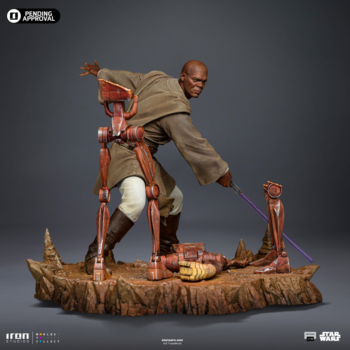 Mace Windu Star Wars 1/10 Scale Statue Pre-order
