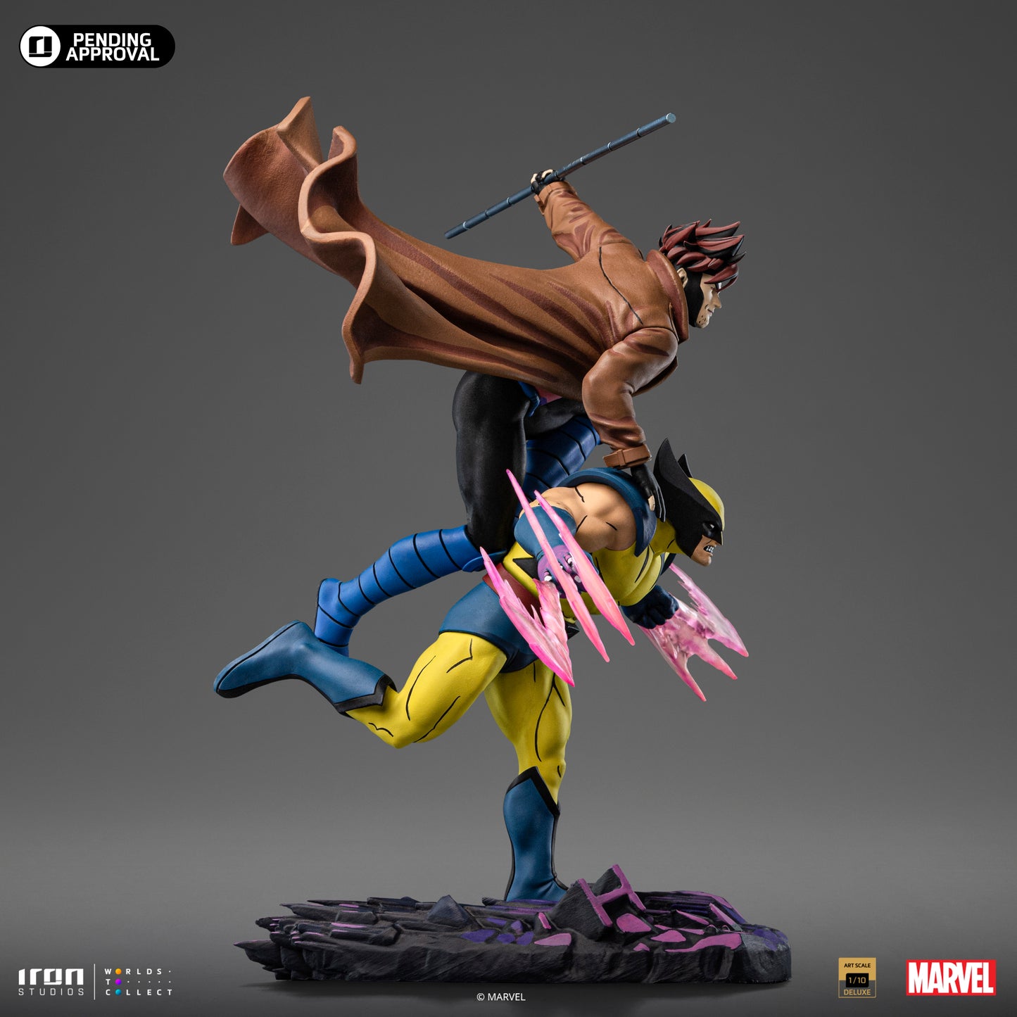 Gambit & Wolverine X-Men '97 1/10 Scale Statue