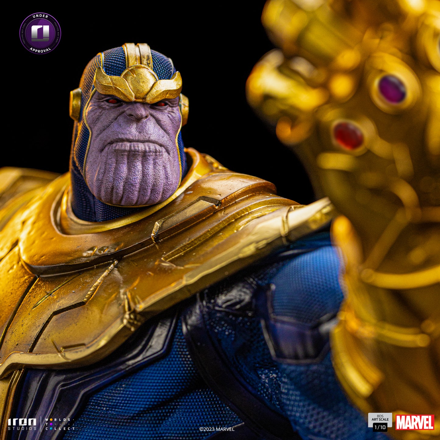Thanos Infinity Gauntlet Diorama Iron Studios 1/10 Scale Statue