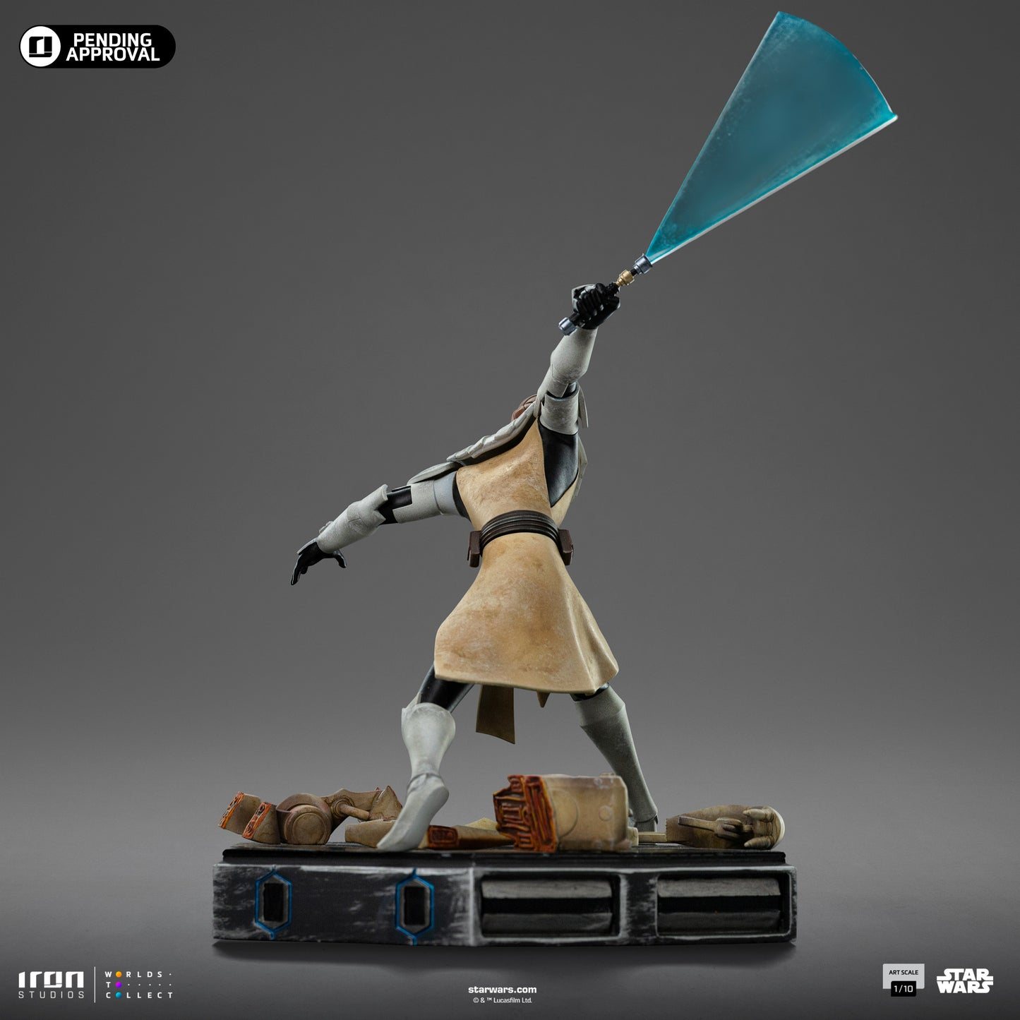 Obi-Wan Kenobi Star Wars Clone Wars 1/10 Scale Statue Pre-order