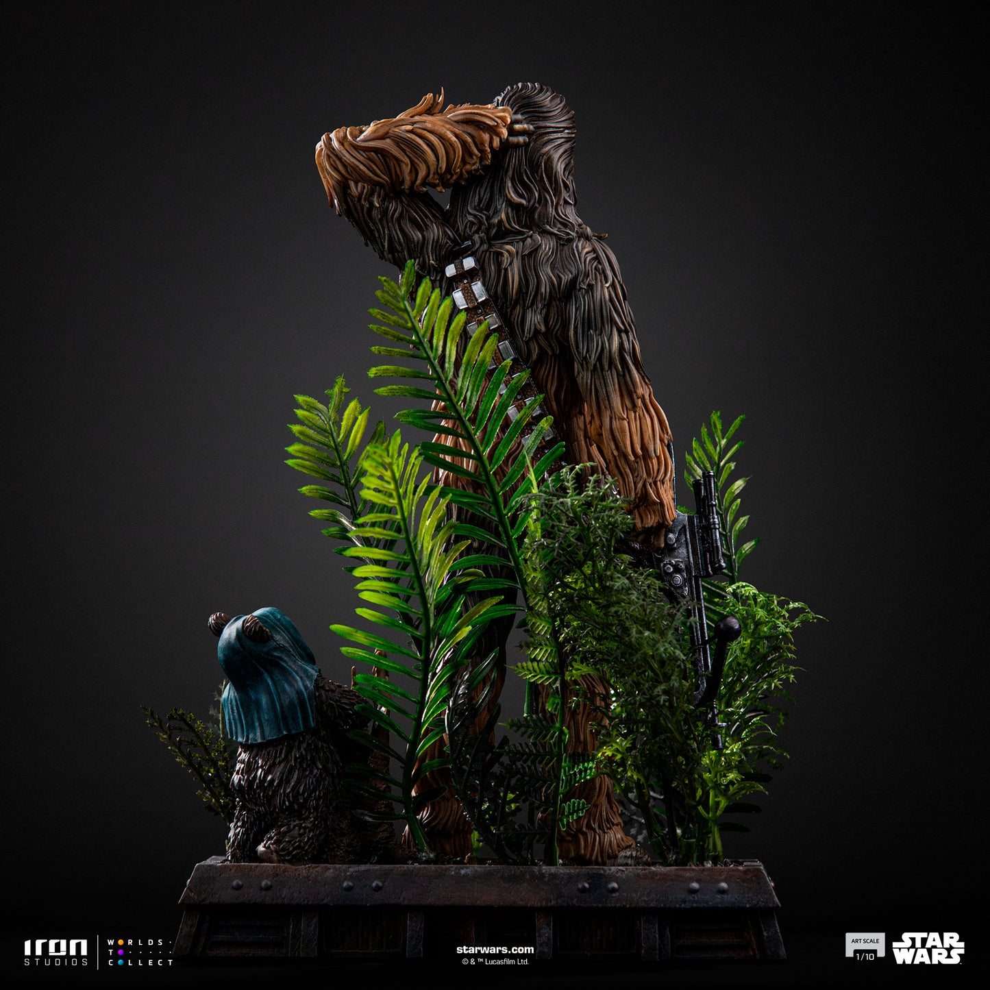 Chewbacca and Tokkat Star Wars ROTJ 1/10 Scale Statue Pre-order