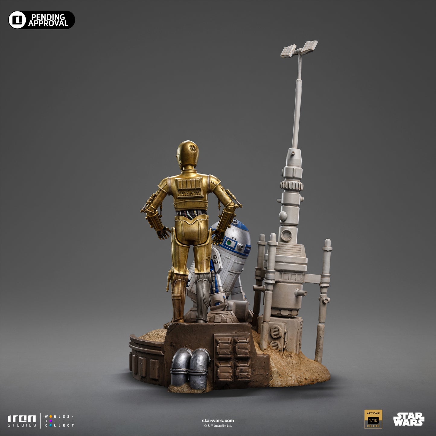C3PO and R2D2 Droids Star Wars Iron Studios 1/10 Scale Statue