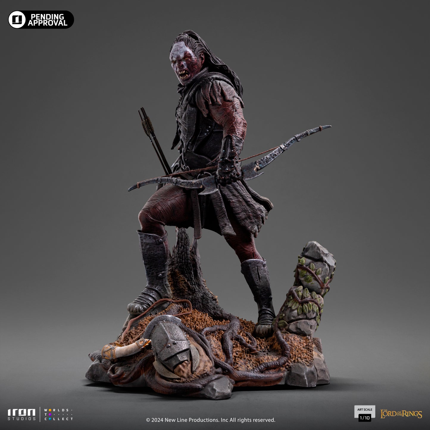 Lurtz Uruk-Hai Leader LOTR 1/10 Scale Statue