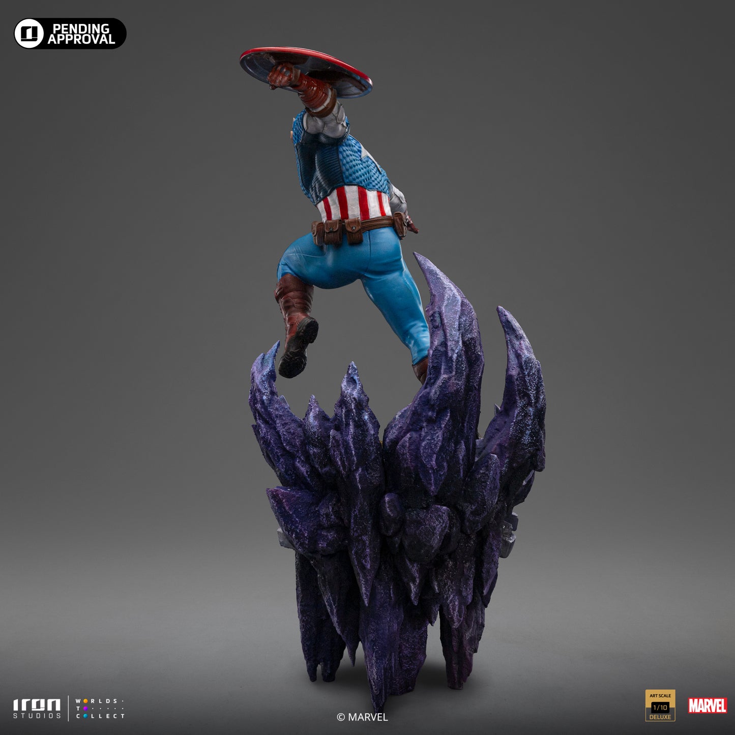 Captain America Deluxe Infinity Gauntlet Iron Studios 1/10 Scale Statue