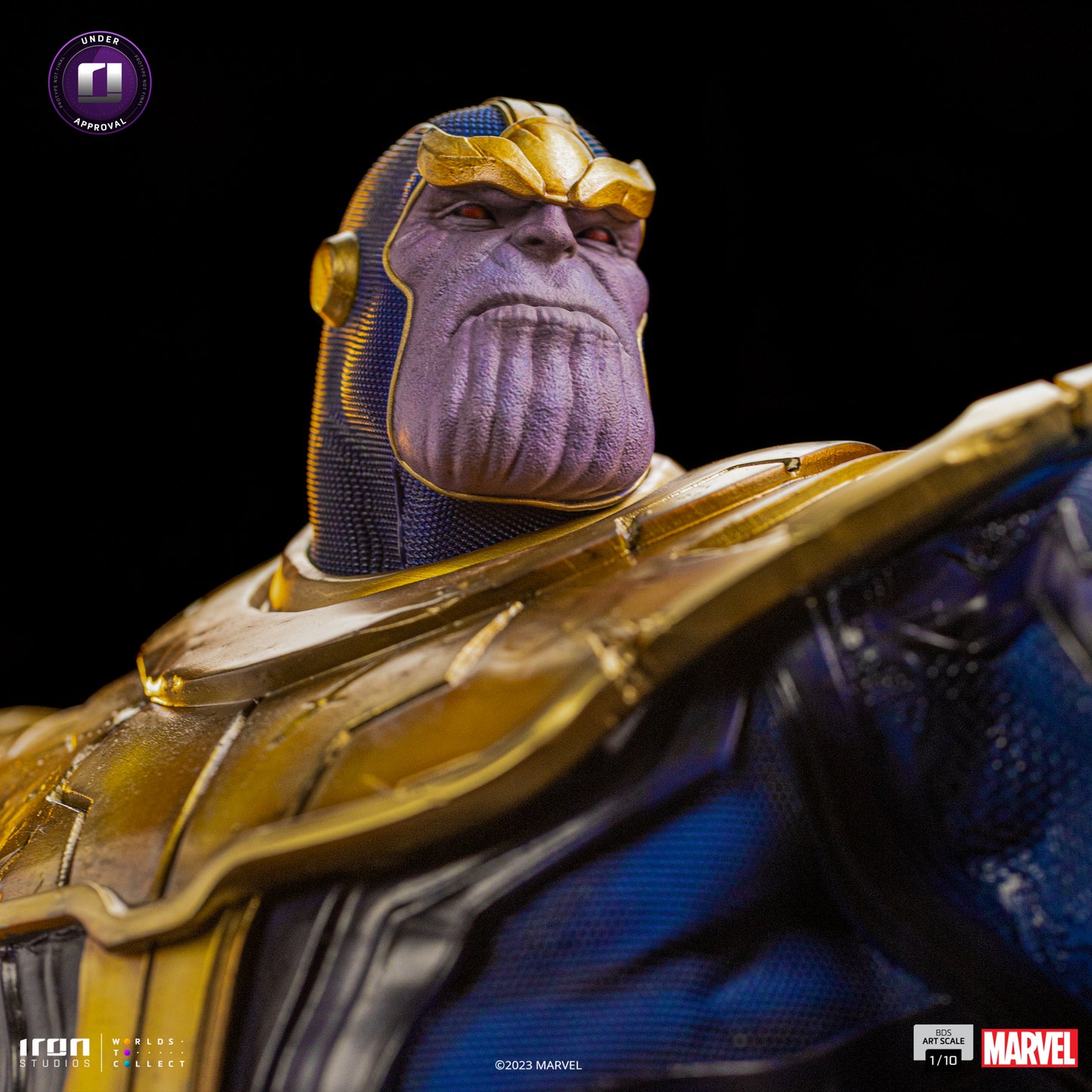 Thanos Infinity Gauntlet Diorama Iron Studios 1/10 Scale Statue