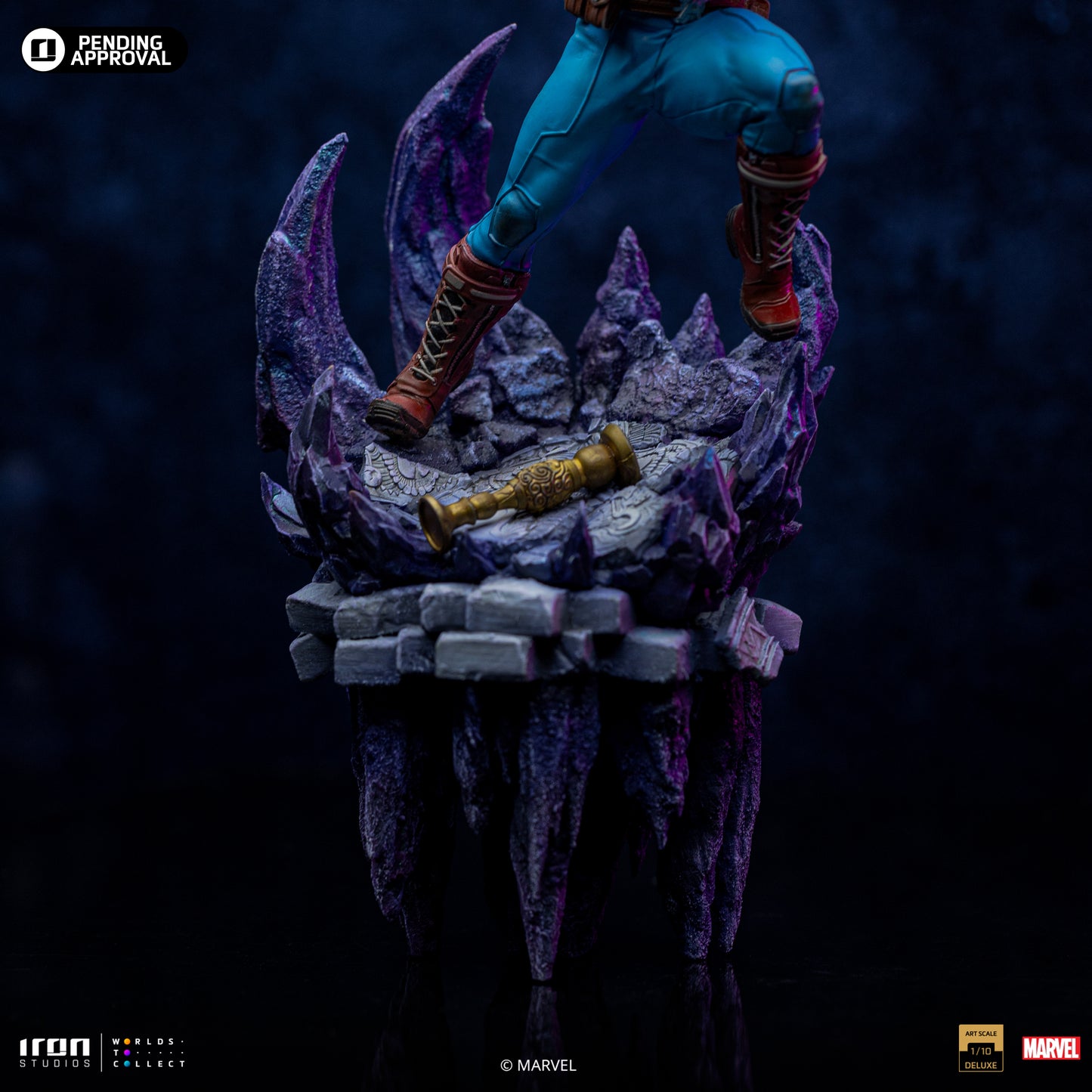 Captain America Deluxe Infinity Gauntlet Iron Studios 1/10 Scale Statue