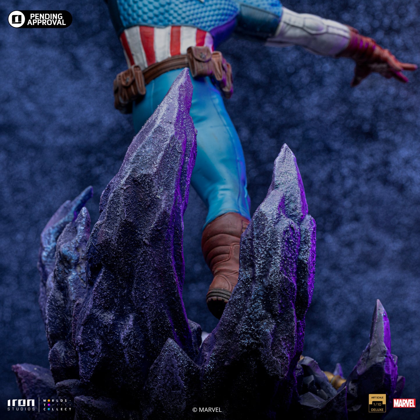 Captain America Deluxe Infinity Gauntlet Iron Studios 1/10 Scale Statue