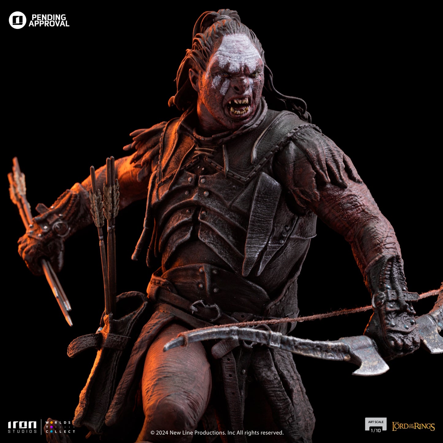 Lurtz Uruk-Hai Leader LOTR 1/10 Scale Statue