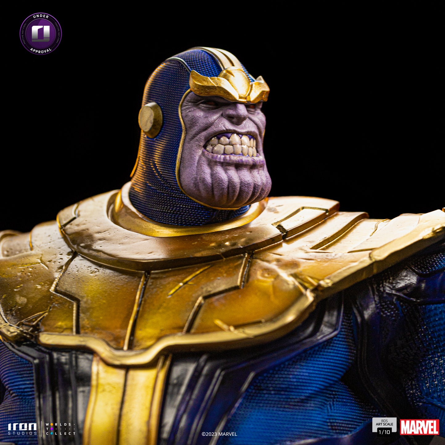 Thanos Infinity Gauntlet Diorama Iron Studios 1/10 Scale Statue