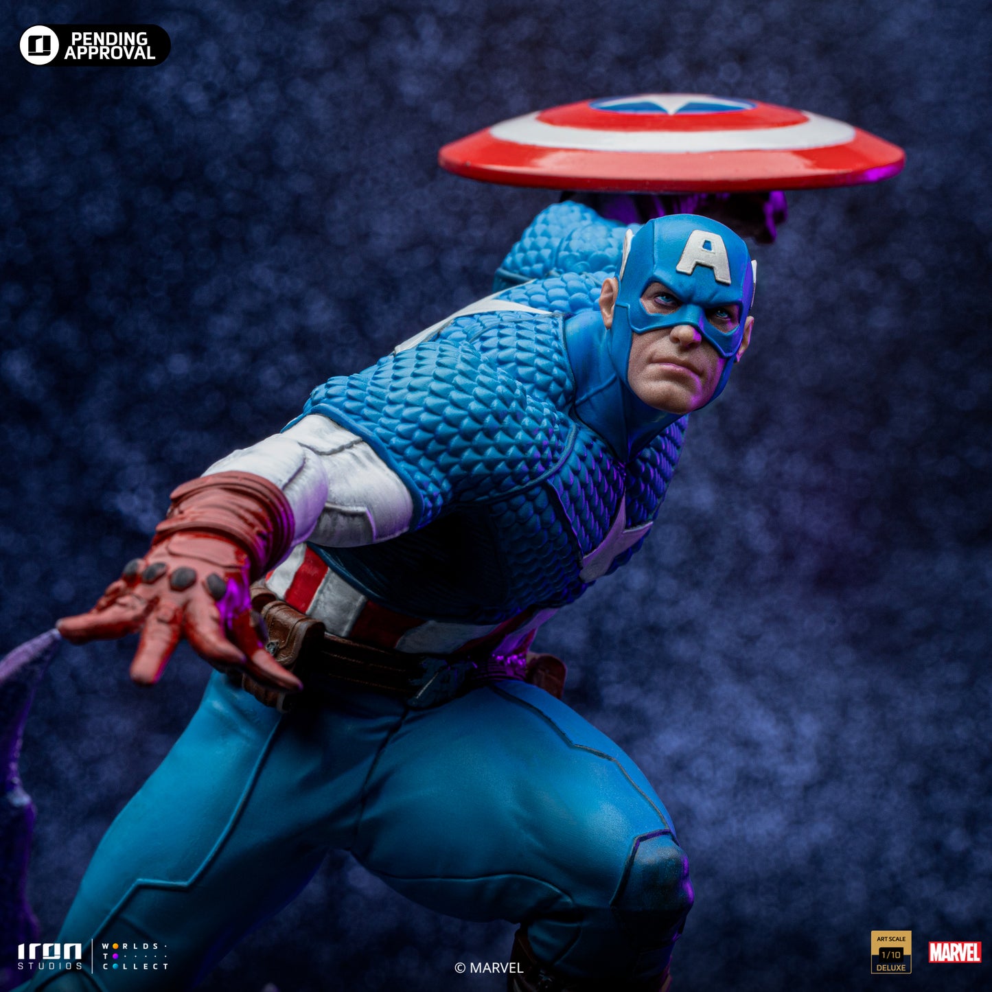 Captain America Deluxe Infinity Gauntlet Iron Studios 1/10 Scale Statue