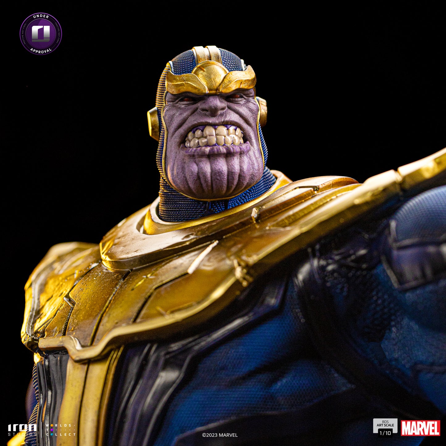 Thanos Infinity Gauntlet Diorama Iron Studios 1/10 Scale Statue