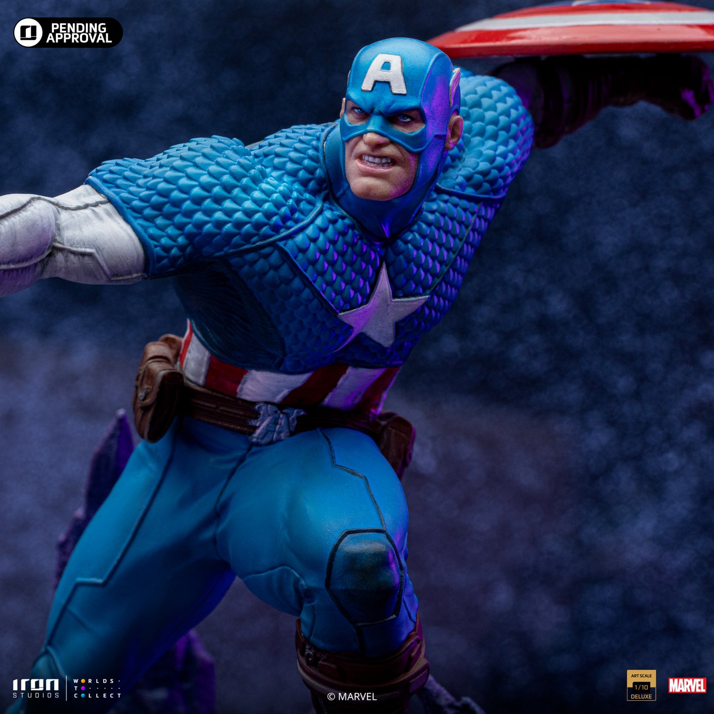 Captain America Deluxe Infinity Gauntlet Iron Studios 1/10 Scale Statue