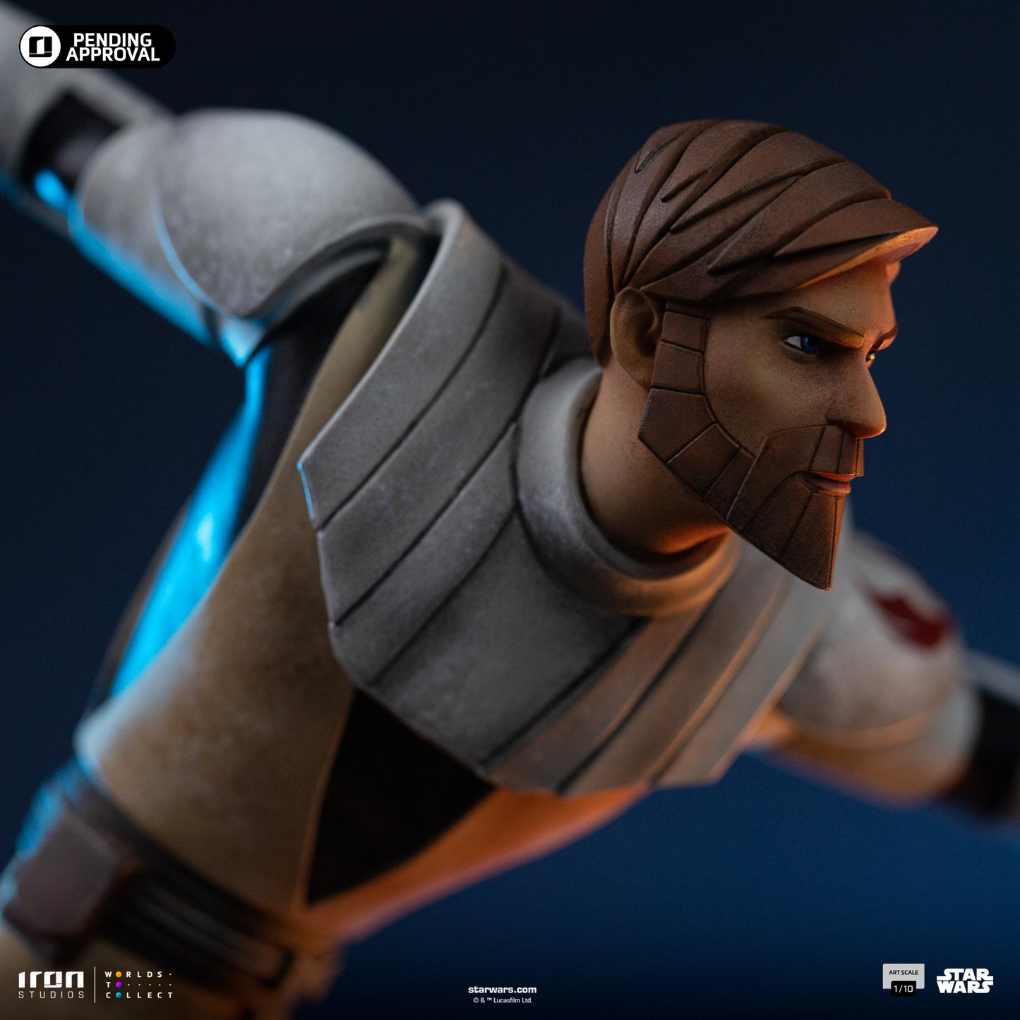 Obi-Wan Kenobi Star Wars Clone Wars 1/10 Scale Statue Pre-order
