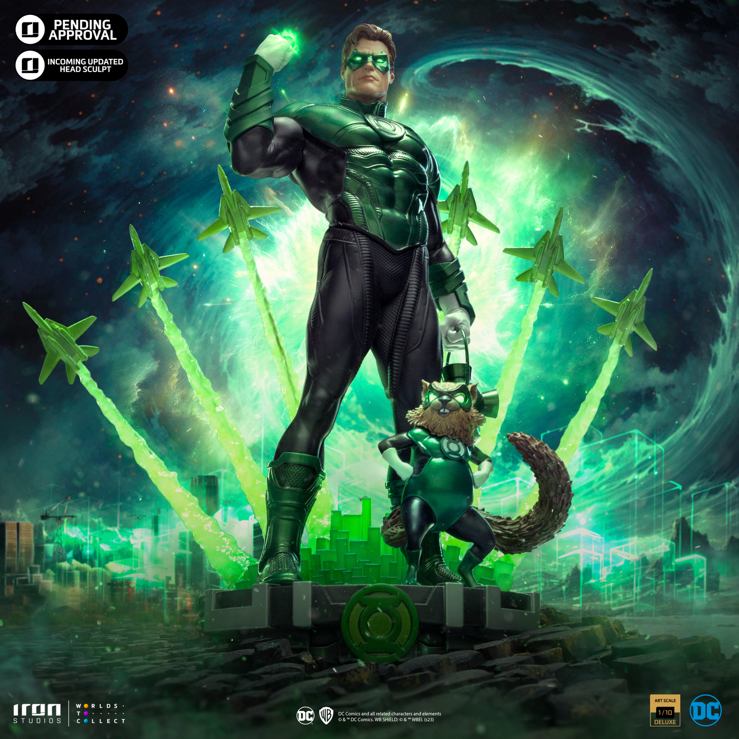 Green Lantern Unleashed DC Comics 1/10 Scale Statue
