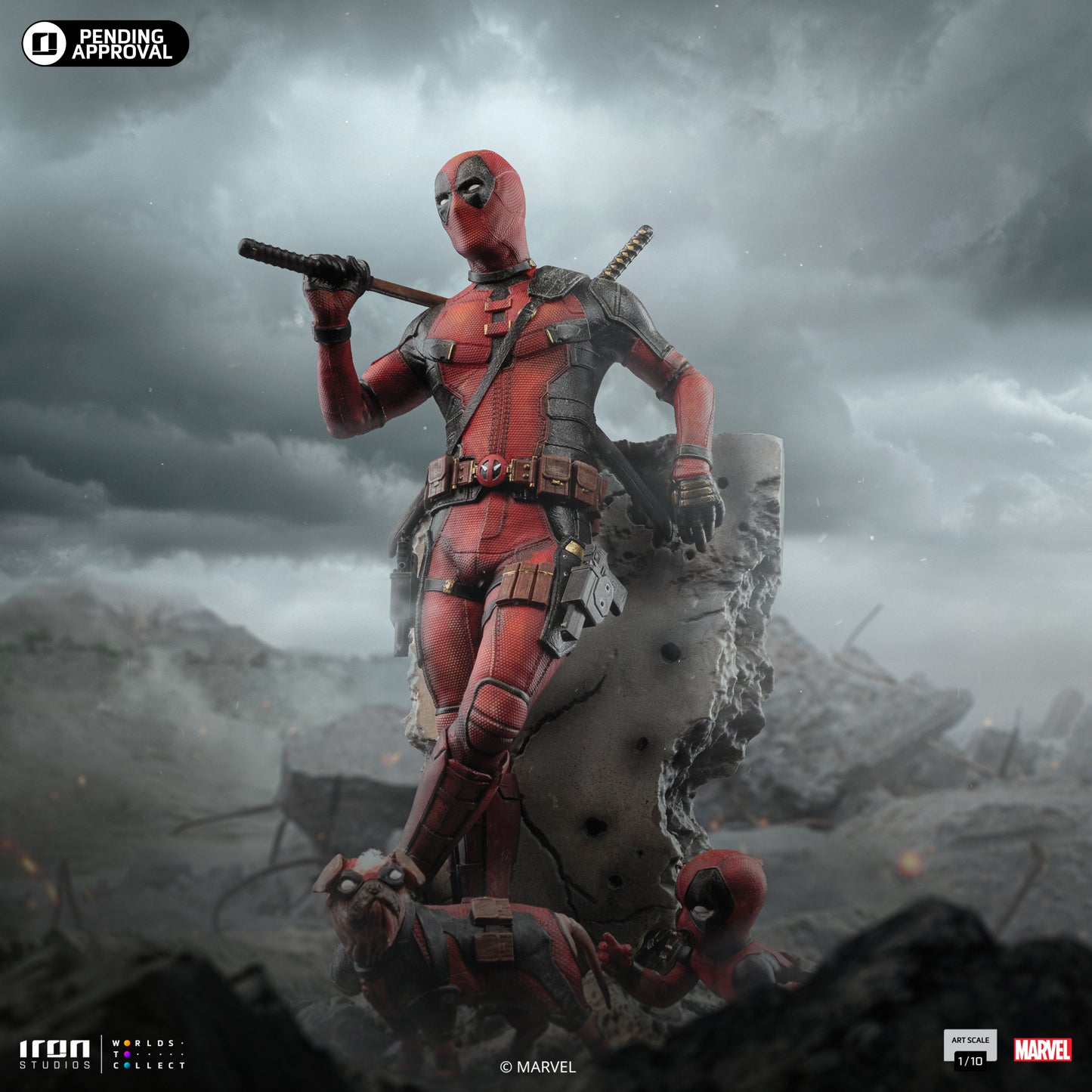 Deadpool Deadpool & Wolverine Movie 1/10 Scale Statue