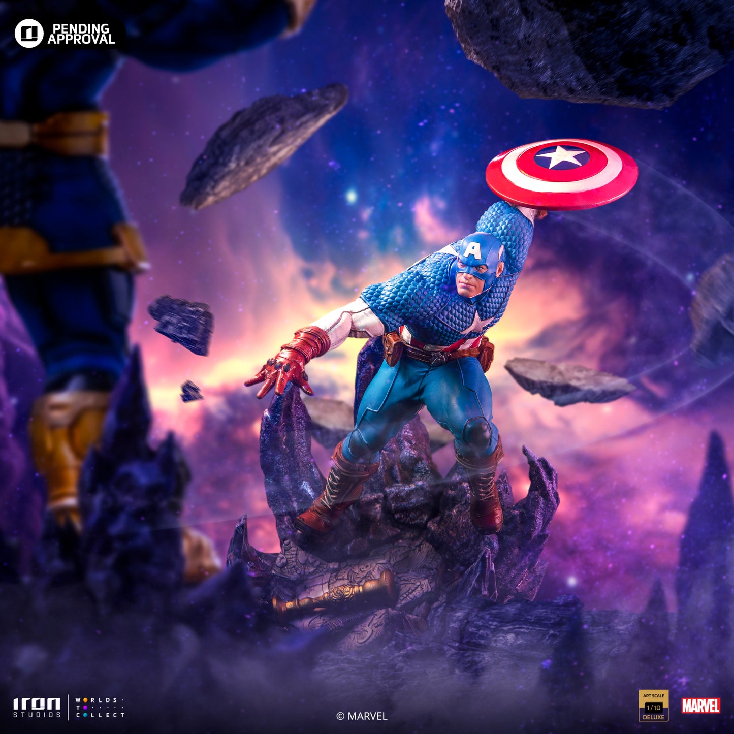 Captain America Deluxe Infinity Gauntlet Iron Studios 1/10 Scale Statue