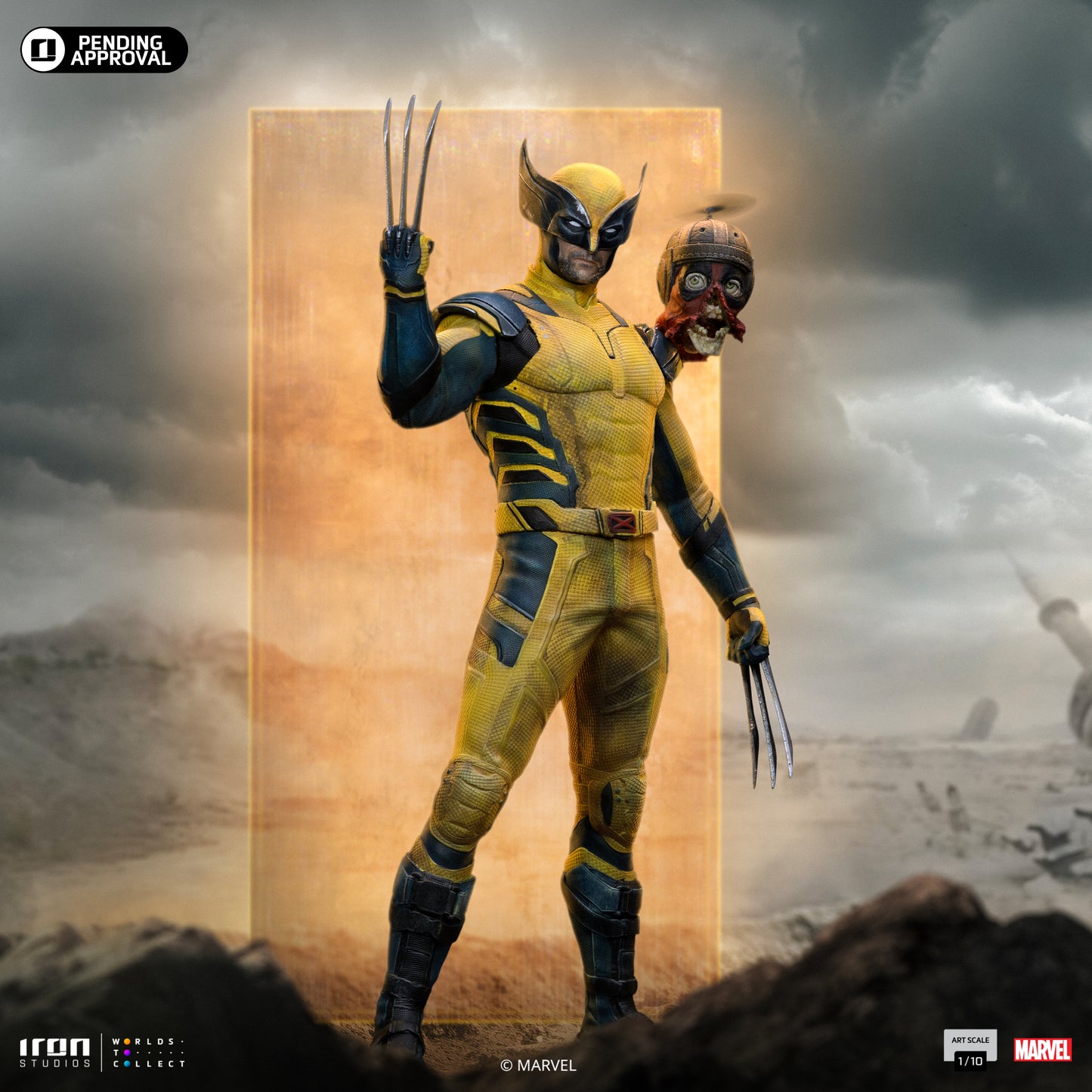 Wolverine Deadpool & Wolverine Movie 1/10 Scale Statue