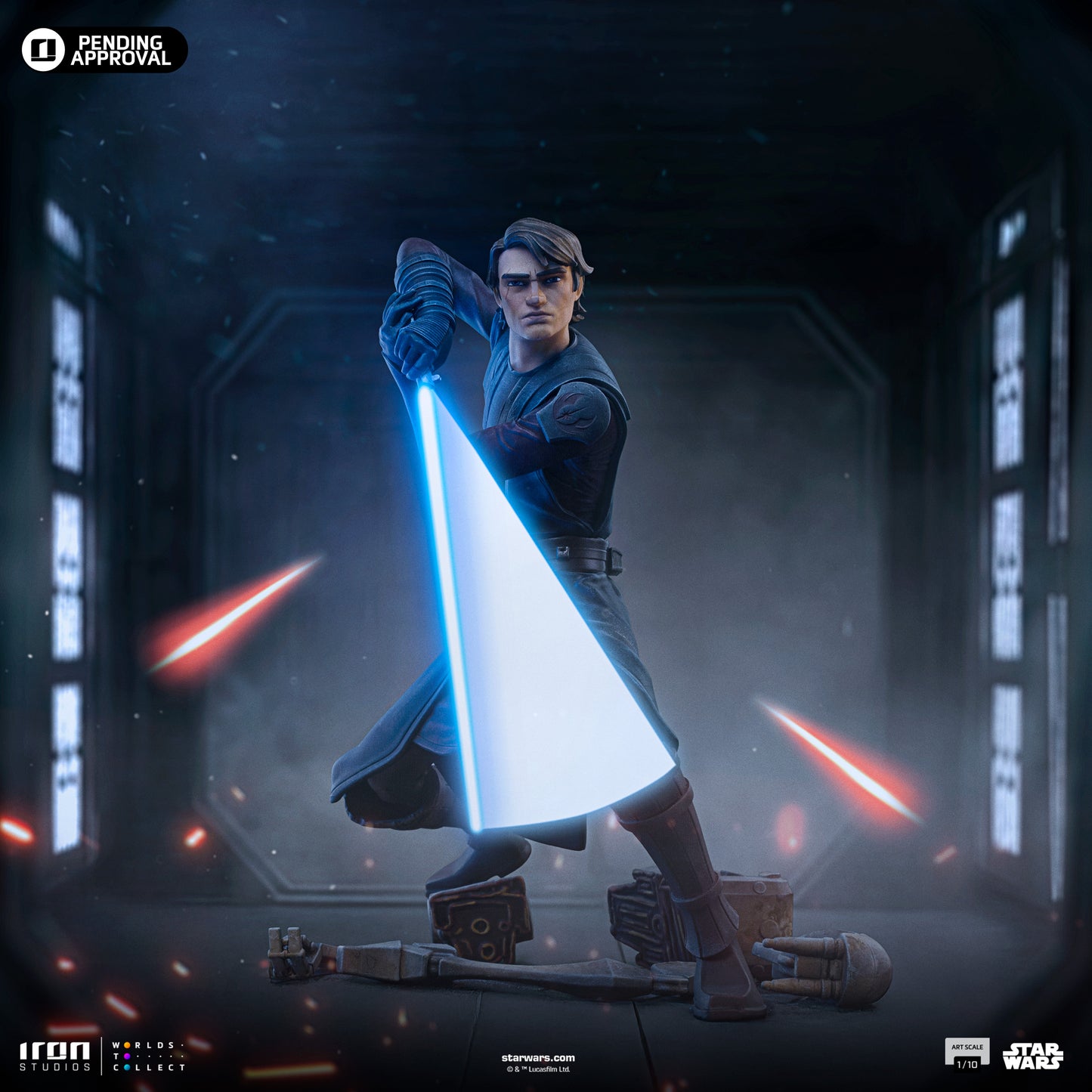 Anakin Skywalker Star Wars Clone Wars 1/10 Scale Statue Pre-order