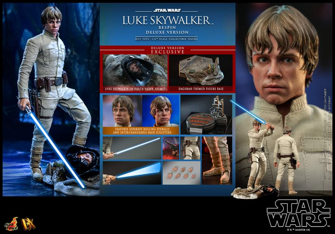 Luke Skywalker Bespin Deluxe Star Wars 1/6 Scale Action Figure