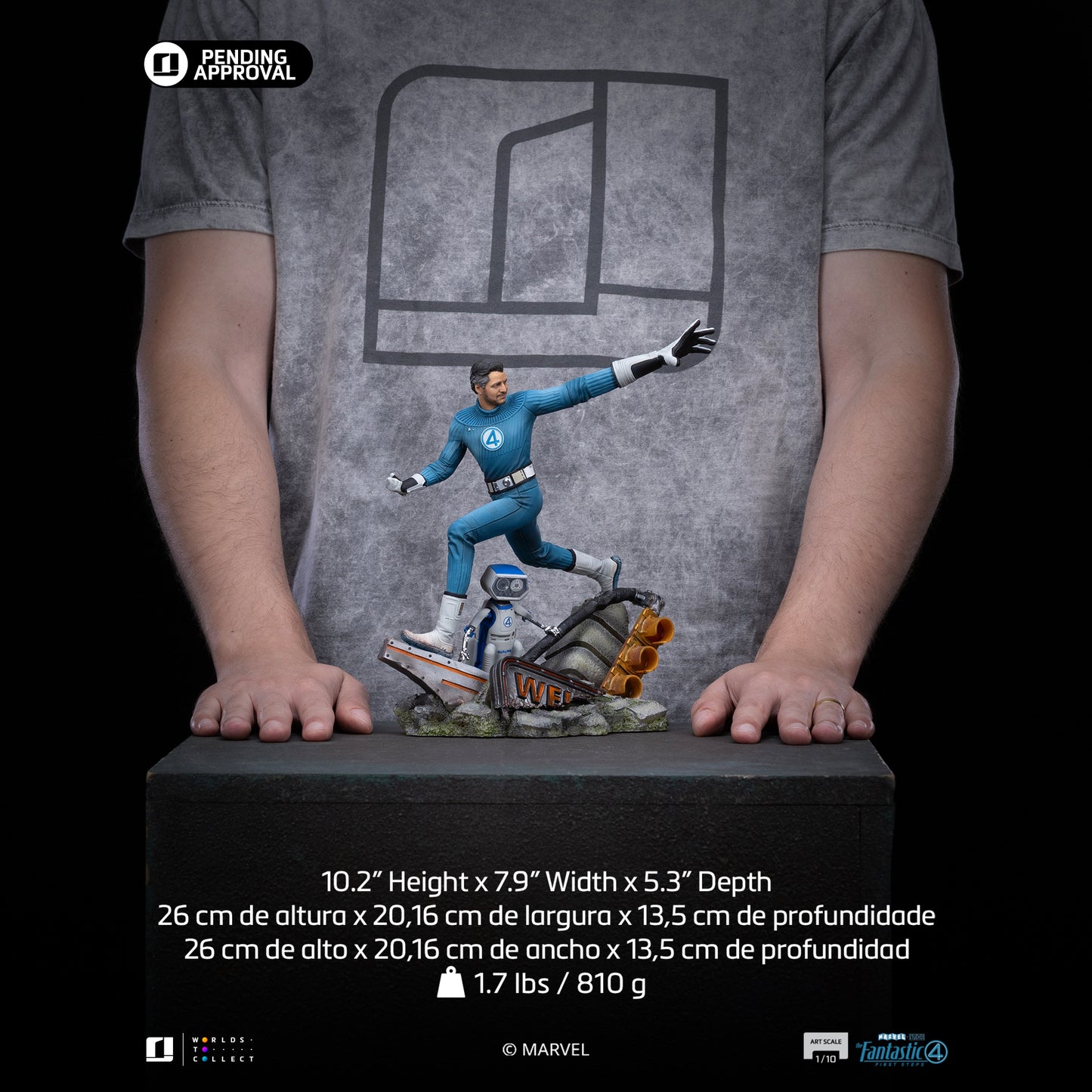 Mr. Fantastic Fantastic 4 1/10 Scale Statue Pre-order