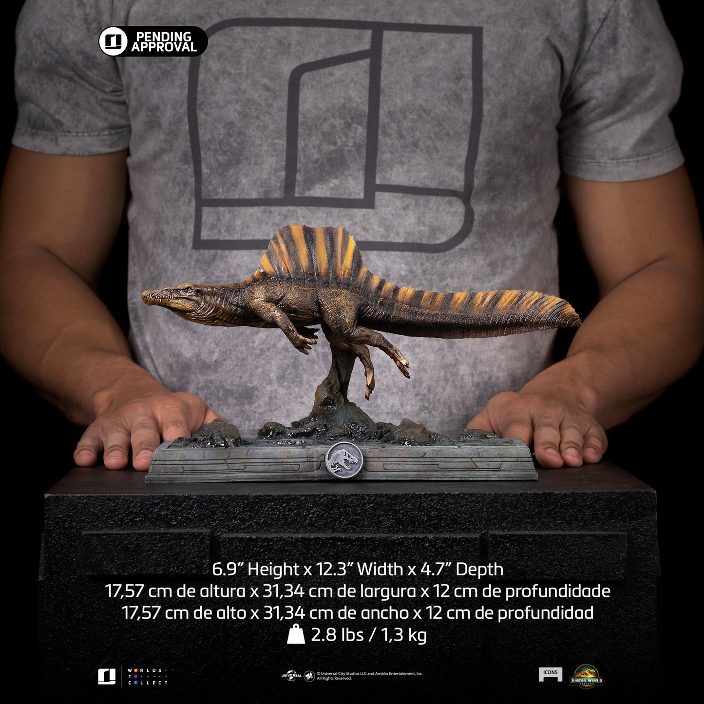 Spinosaurus Jurassic World Rebirth 1/20 Scale Statue Pre-order