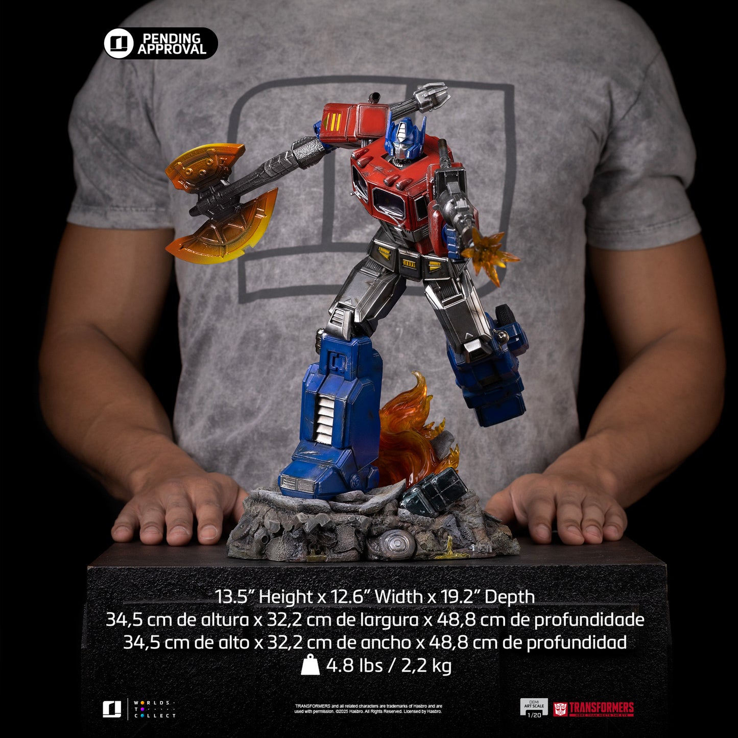 Optimus Prime Transformers 1/20 Scale Statue Pre-order