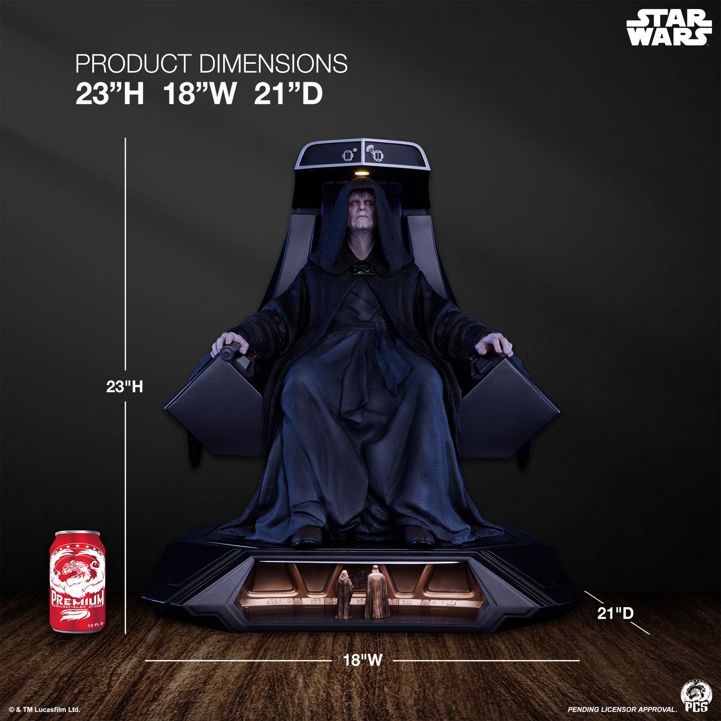 Emperor Palpatine (on Throne) Star Wars 1/3 Scale Statue Pre-order