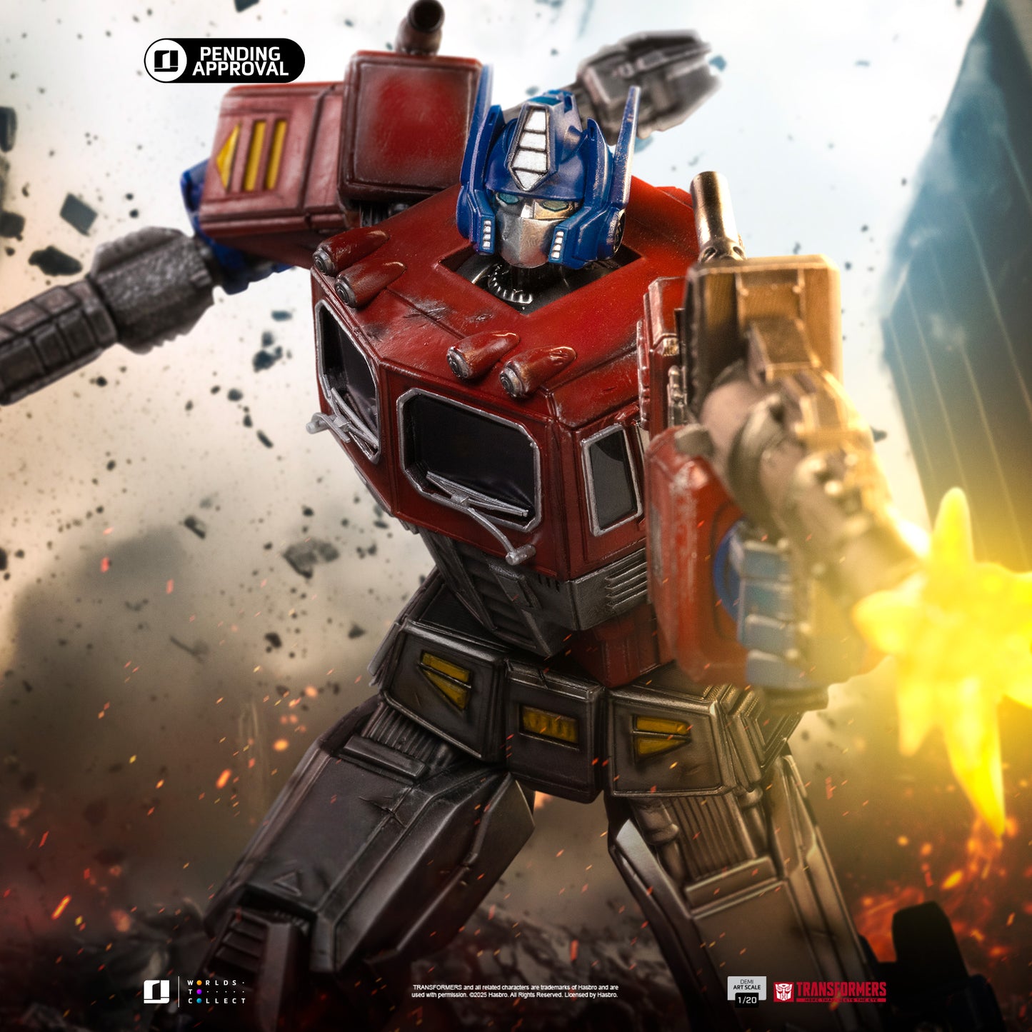 Optimus Prime Transformers 1/20 Scale Statue Pre-order