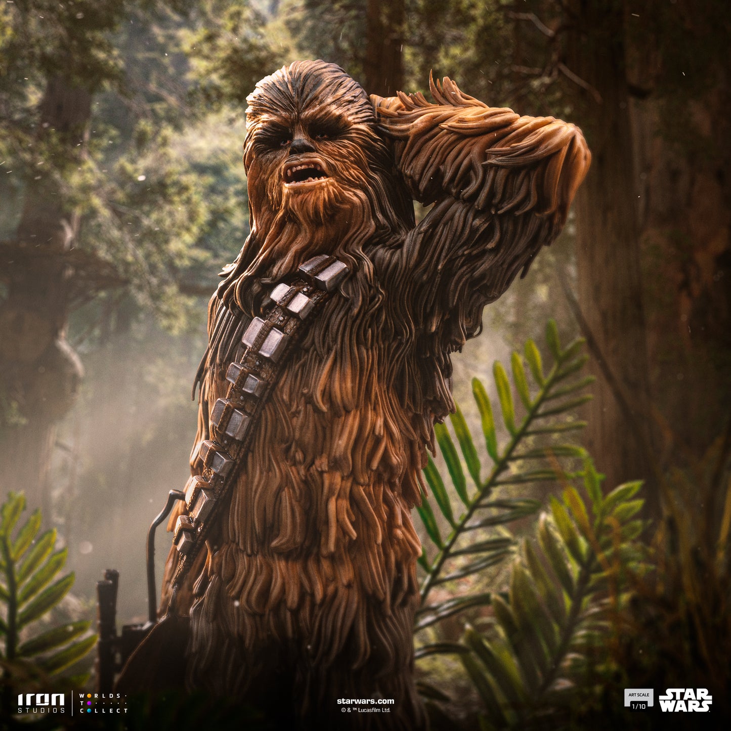 Chewbacca and Tokkat Star Wars ROTJ 1/10 Scale Statue Pre-order