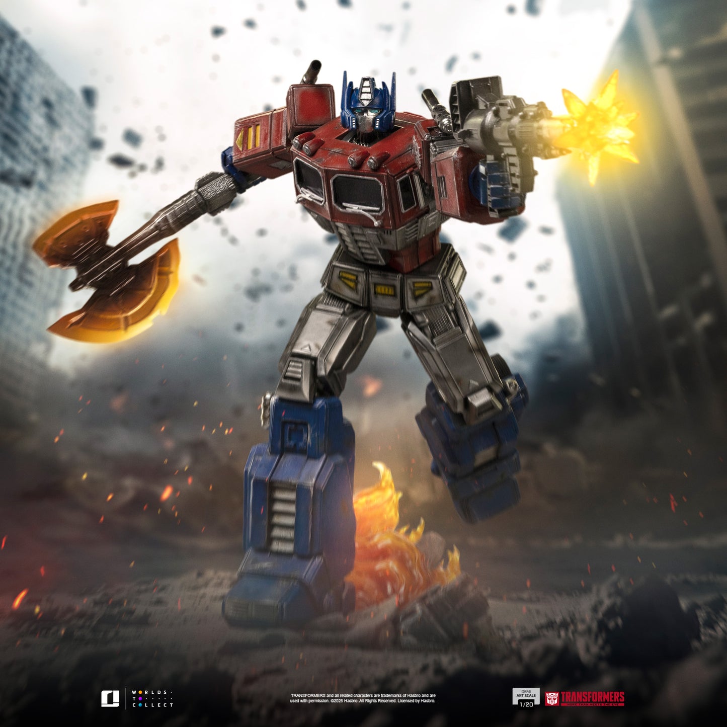Optimus Prime Transformers 1/20 Scale Statue Pre-order