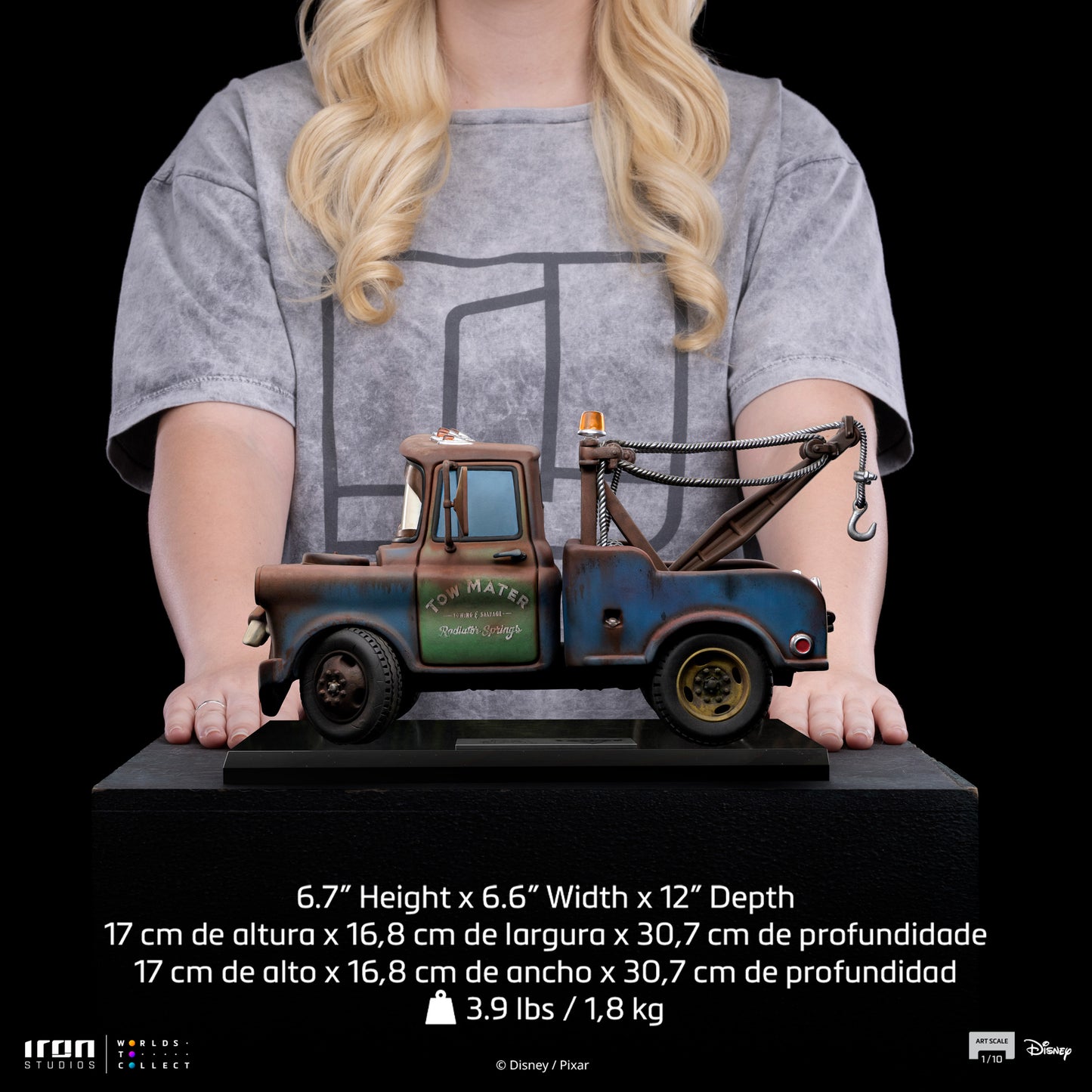 Tow Mater Cars Disney 1/10 Scale Statue Pre-order