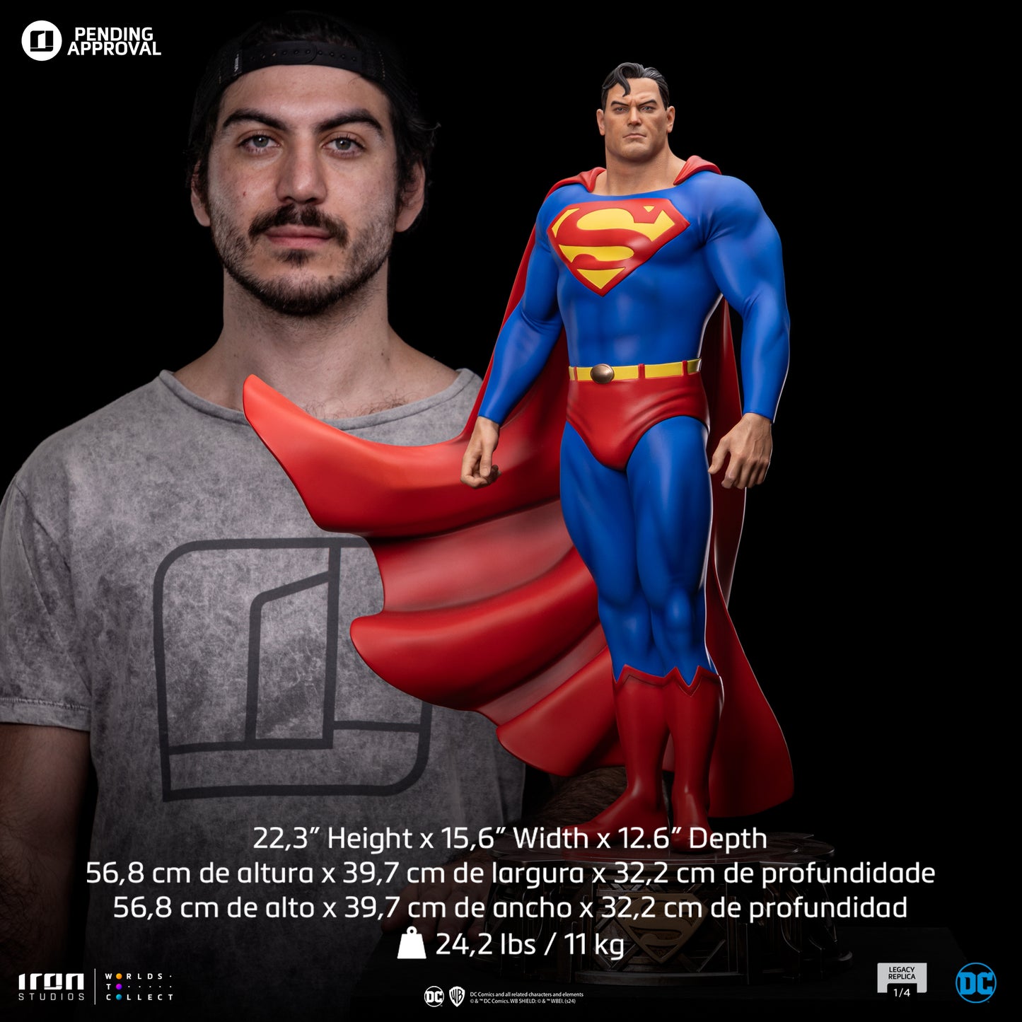 Superman DC Trinity DC Comics 1/4 Scale Statue Pre-order
